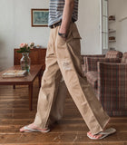 Mori Long Wide Damage Pants