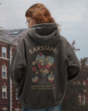 [2-WAY] Ear Stand Pigment Hood Zip-Up