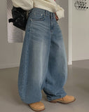 Feed Balloon Wide Denim Pants