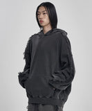 Raglan Lace Trimming Hoodie
