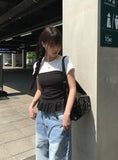 Ihi Cotton Wide Banding Pants