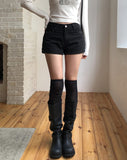 Forte Line Studded Cotton Shorts