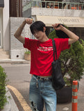 Poit Lettering Short Sleeve T-shirt