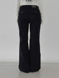 Pocket Corduroy Bootcut Pants