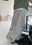 Saka cut banding string balloon cargo pants