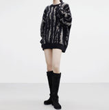 ZMIC Crack Oversized Fit Knitwear