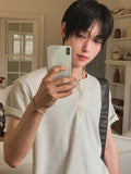 Modern Waffle Henry Short Sleeve T-shirt