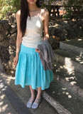 Hatil Floral Ribbed Sleeveless