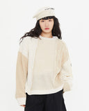 TONE ON TONE MIX KNIT