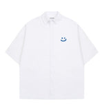 Small Drawing Smile Overfit Short Sleeve Shirt