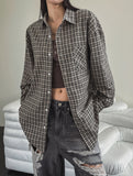 Rashid Overfit Check Shirt