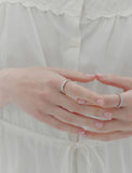 [Premium Plating] Essence AB(W) Heart Bubble Ring