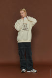 Finder True Bullium Embroidery Brushed Sweatshirt