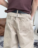 Carton back strap cotton pants