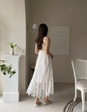 Raffin Flower Lace Sleeveless One Piece
