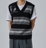 Stripe Mix Vest