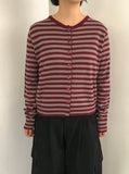 Schumank Stripe Round Knit Cardigan