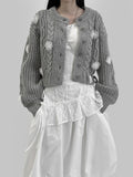 Flower Corsage Cardigan