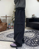 Loop stitch brushed nylon pants