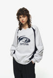 Schema Raglan Incision Sweatshirt