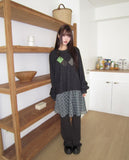 Choa Vintage Argyle Patch T-shirt