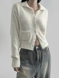 Kima Fur Collar Cardigan