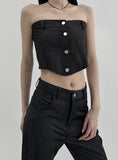 Levon button tube top