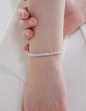 Essence Silver (W) 4-Prong Tennis Bracelet 4mm
