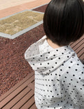Lilcot Dot Hood Zip-Up Jumper