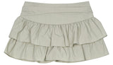 Duck tiered mini skirt