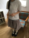 Teljini Balloon Midi Banding Skirt