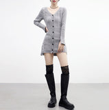 Lanpy Cable Knit One Piece