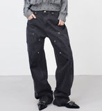 (Unisex) Midio Carpenter Denim Pants