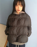 Sipek shirring quilting short padding