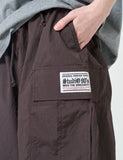 Nylon Parachute Cargo Bermuda Pants