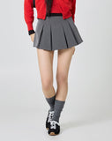 Deron pleated short skirt