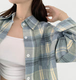 Today Check Loose Fit Long Sleeve Shirt