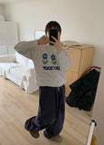[unisex] Plop corduroy banding wide pants