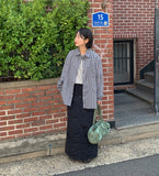 Pohit Nylon Cargo Long Skirt