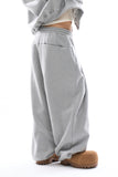 Terry brushed overfit sweat pants