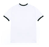Big Line Bear Smile Ringer Short Sleeve Tee