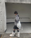 Masho basic long knee socks