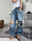 Rayfen Damage Denim Pants