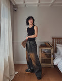 Poco Carpenter Washing Balloon Denim Pants