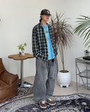 Beiner Wave Banded Denim Pants