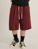 Side Track One-Tuck Half Pants