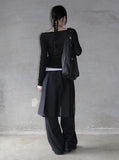 Orb Pocket Pintuck Slacks