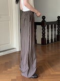 Elo Summer Fabric Banding Long Wide Pants