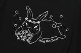 Clover Bunny Embroidered Short Sleeve Tee