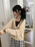 Tecto Summer V-Neck Loose-Fit Knit